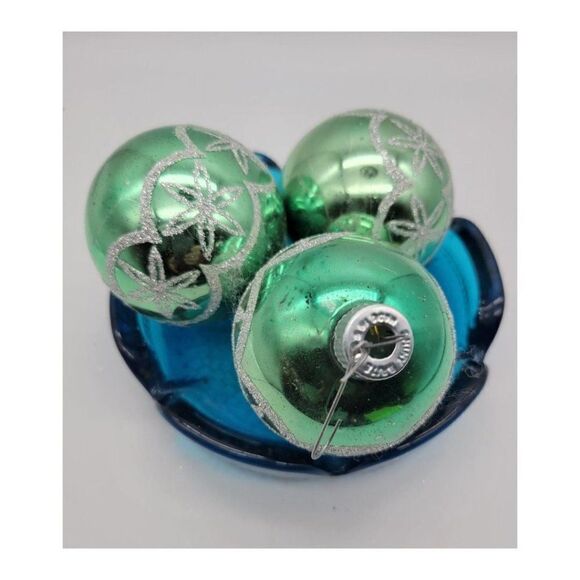 Vintage 1950's Shiny Brite Ornament Set of Three - Picture 5 of 5